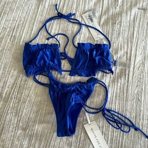 White Fox Blue 2pc Swimsuit